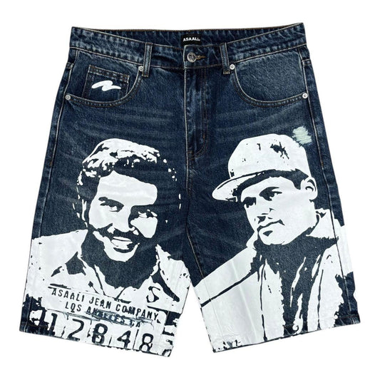 Asaali Cartel Denim Shorts