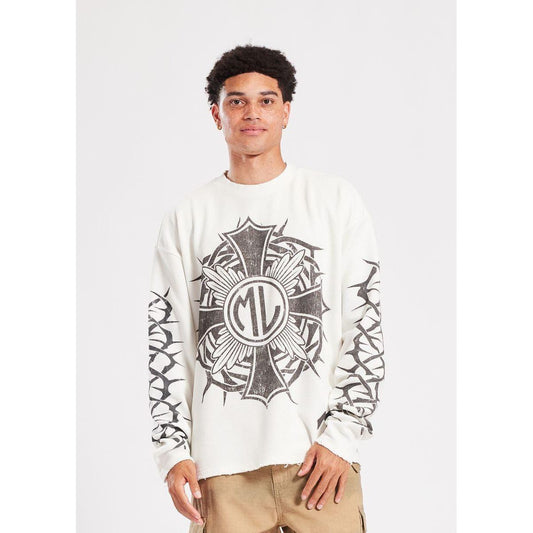 ML CAMO COLLARED BOMBERHORN CROSS LS THERMAL