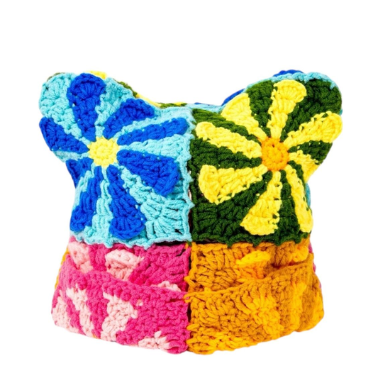 Arkyve Summer Bonanza Crochet Cat Hat