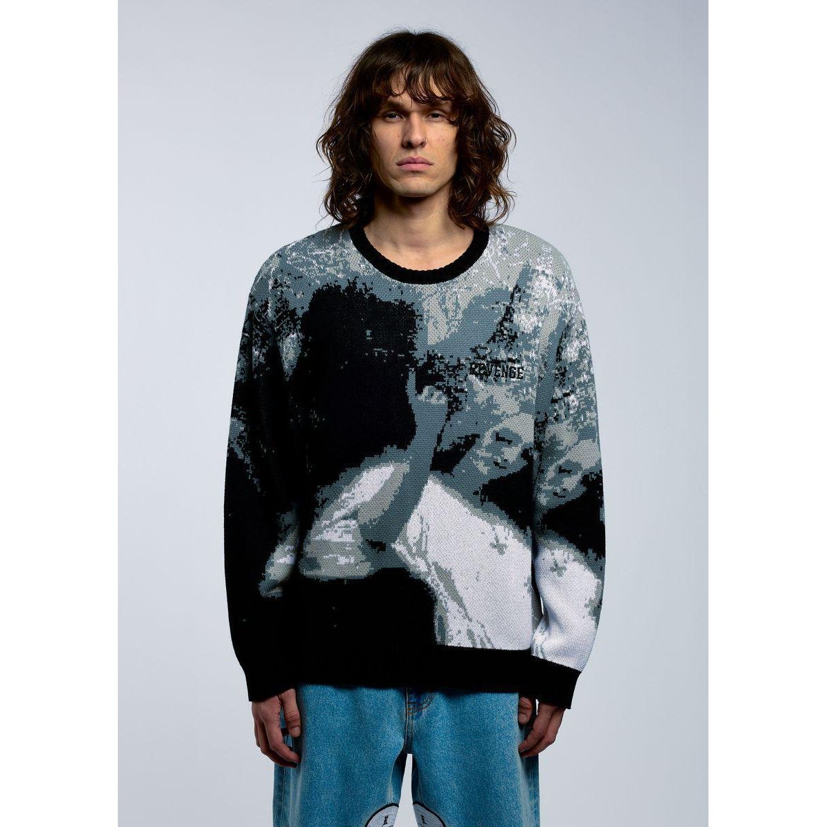 Revenge FOREST KNIT SWEATER BLACK