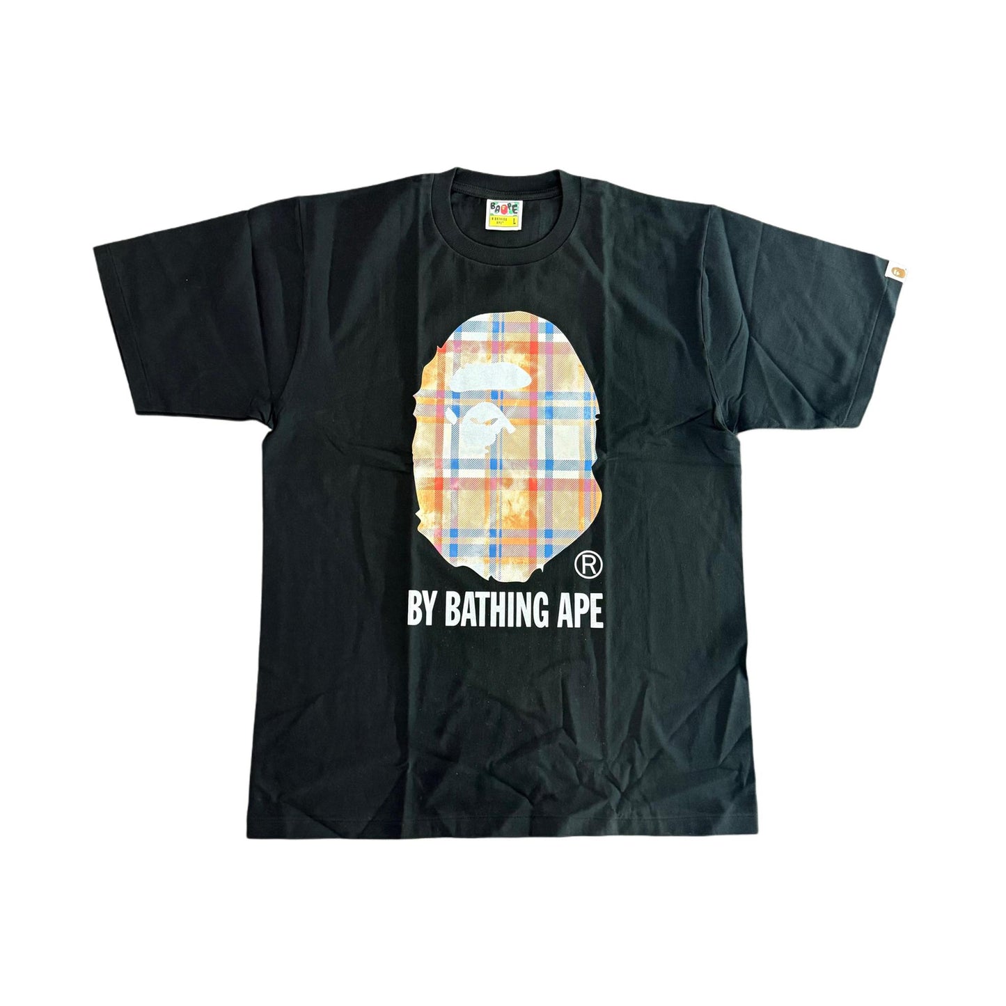BAPE Bleach Check Ape Head Tee