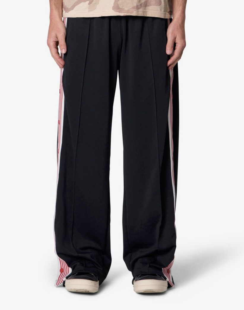 mnml Side Snap Striped Track Pants