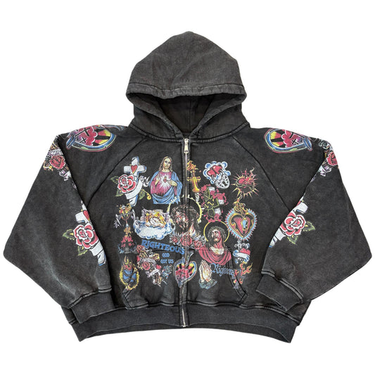 Righteous Risen King Black Zip-Up