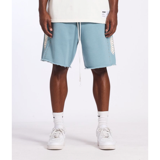 ML Studded Fleece Long Shorts