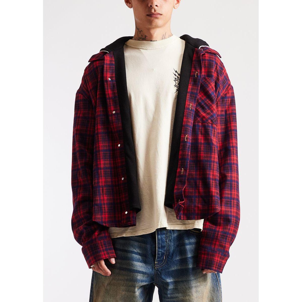 DSM Eagle Hooded Flannel