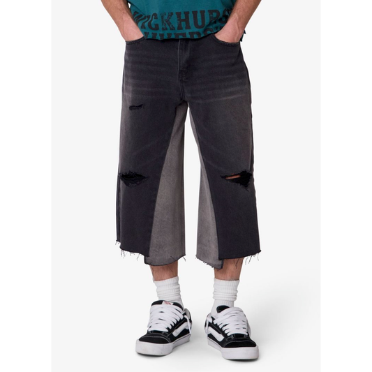 mnml Paneled Denim Short