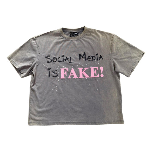 Authentics Social Media Is Fake Tee