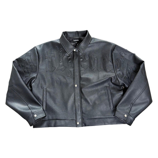 Authentics Members Only Leather Jacket