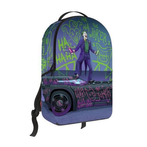 SG DC Joker Tagged Up Batmobile Backpack