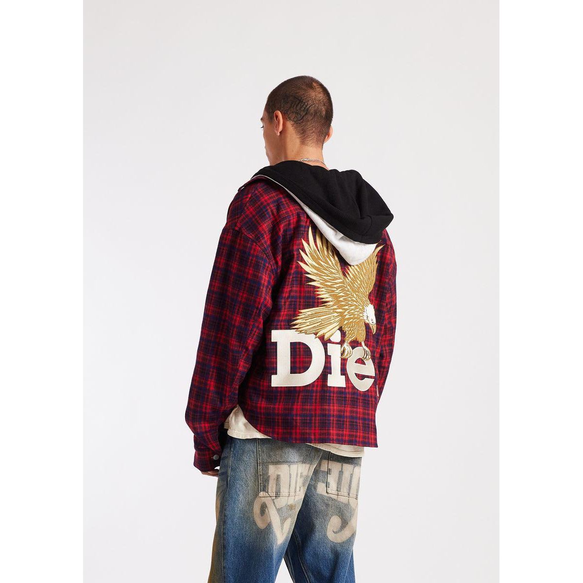 DSM Eagle Hooded Flannel