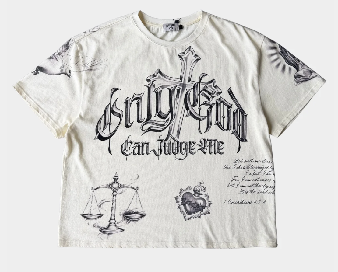 GODINYOU Only God Can Judge Me Tee
